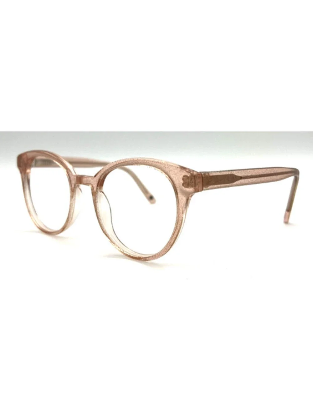 Muse 32-000538 Pink Glitter Rectangle Authentic Eyeglass Frames 50-21-145